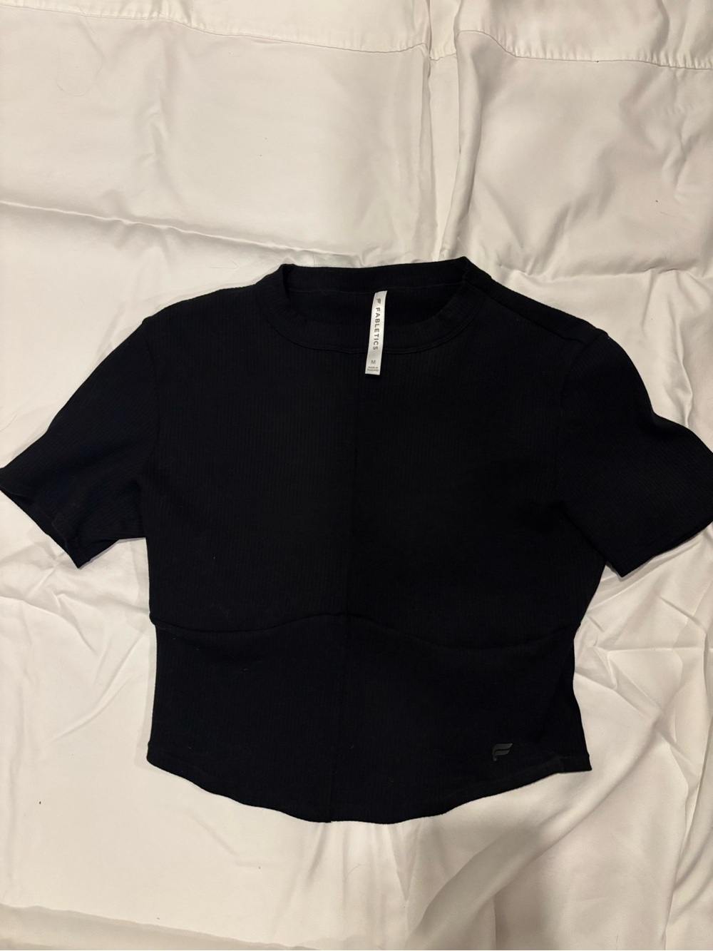 Fabletics Ribbed Short Sleeve Top